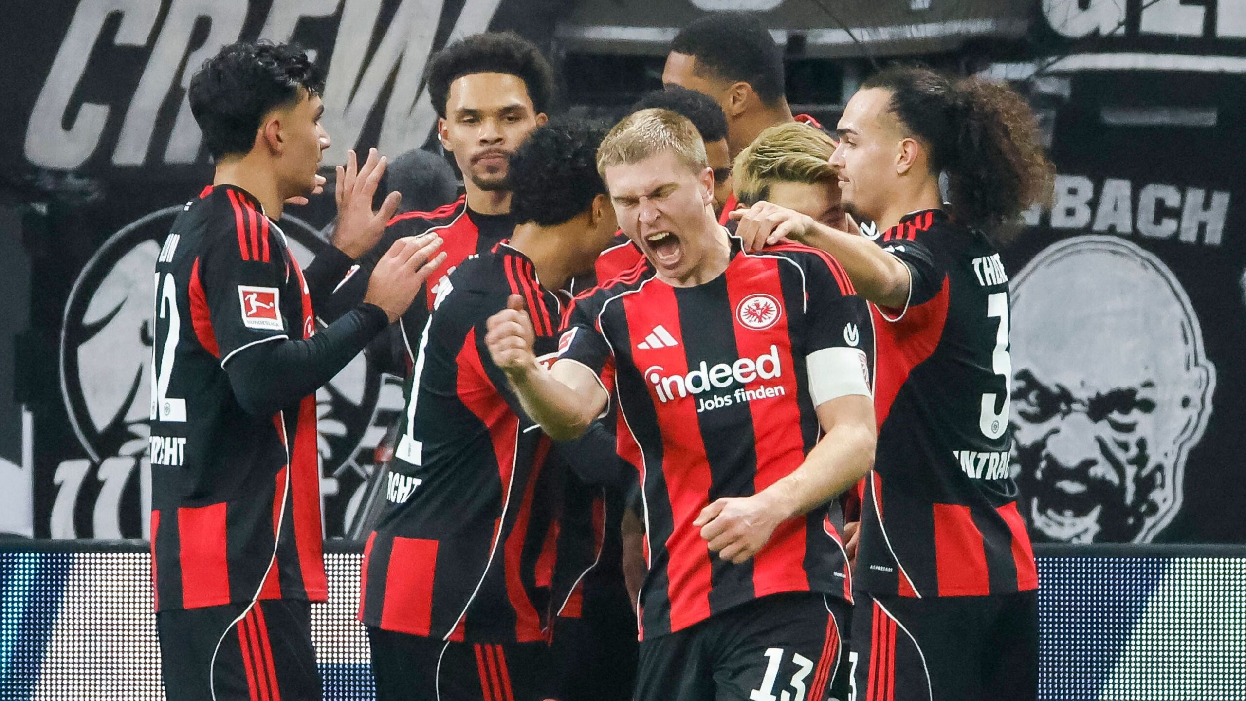 Der schmale Grat zwischen Wille und Glück Frankfurt atmet auf GOALRADAR