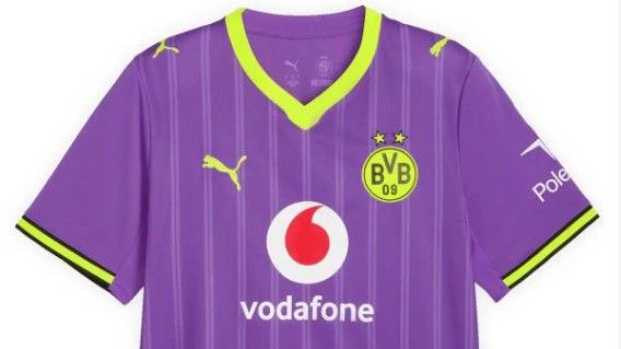 Ungewöhnliche Hauptfarbe Lila BVB stellt neues Ausweichtrikot vor GOALRADAR